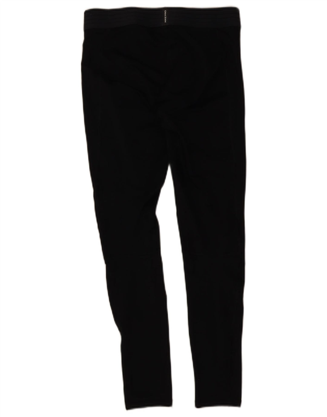 Nike Womens Dri Fit Graphic Leggings UK 12 Medium Black Polyester