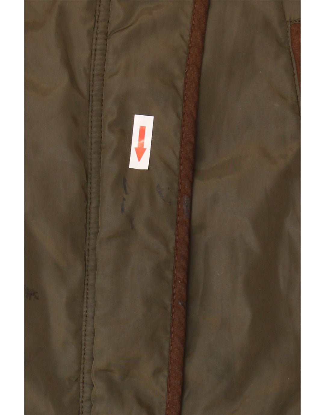 Zara Womens Military Quilted Jacket UK 16 Large Khaki