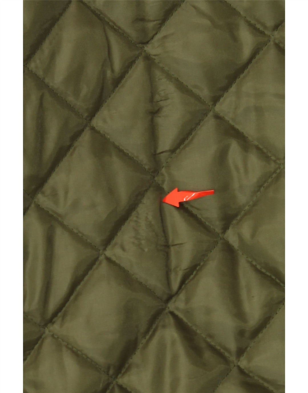 VINTAGE Mens Quilted Jacket UK 42 XL Khaki Polyester