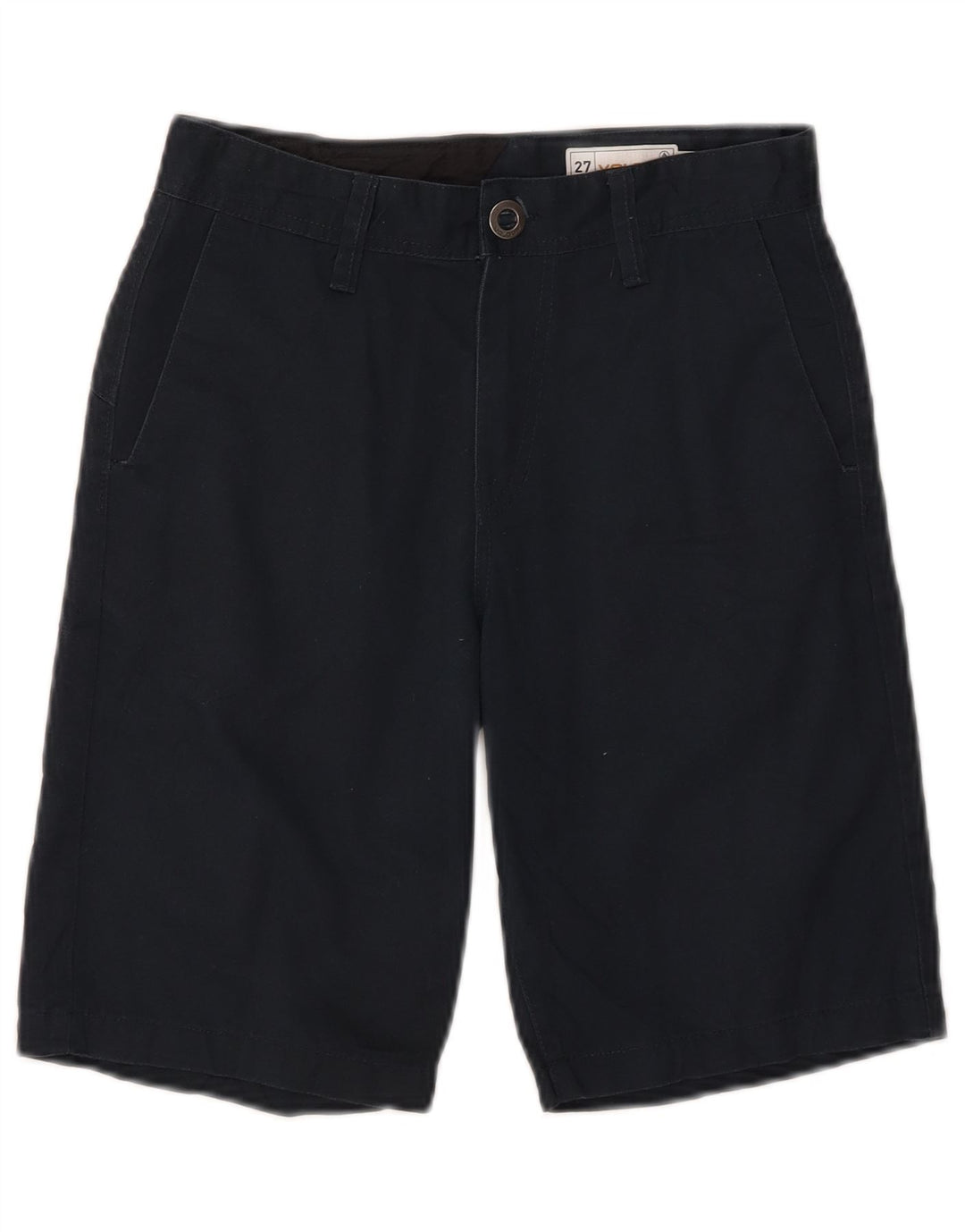 VOLCOM Boys Chino Shorts 13-14 Years W27  Navy Blue