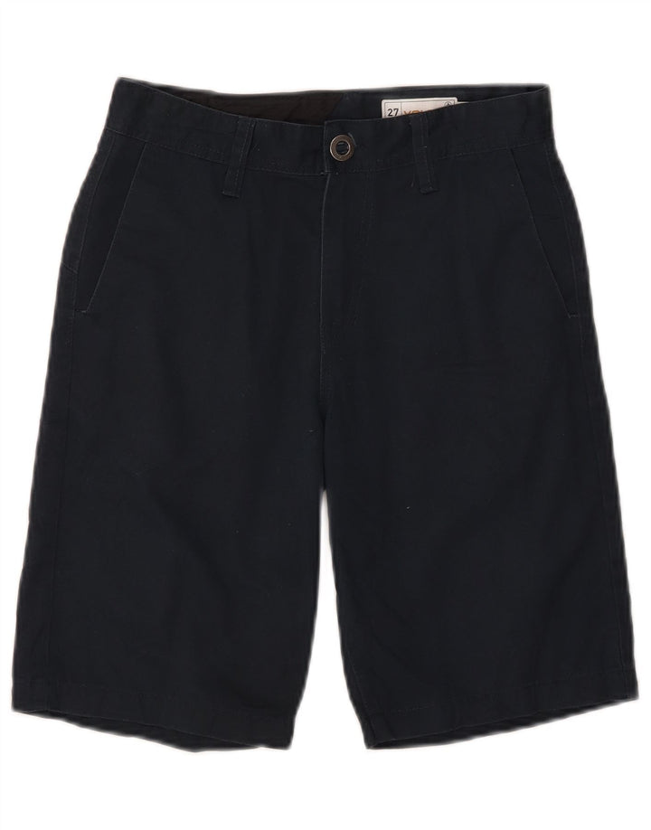 VOLCOM Boys Chino Shorts 13-14 Years W27  Navy Blue