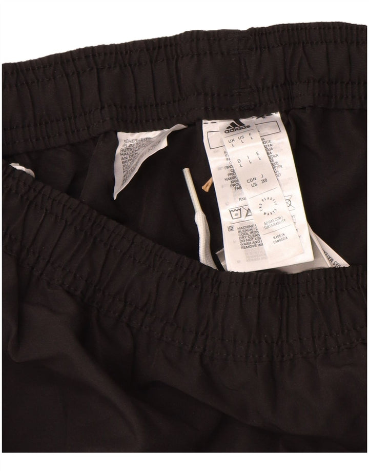 Adidas Mens Aeroready Tracksuit Trousers Large  Black Polyester