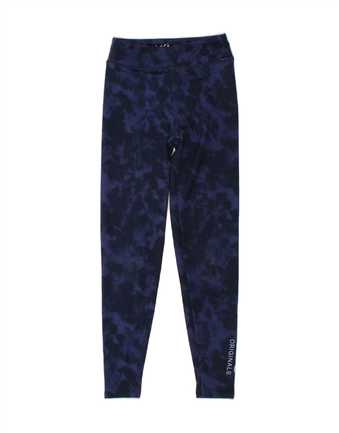 MOSSIMO Womens Graphic Leggings US 8 Medium Navy Blue Tie Dye Vintage Mossimo and Second-Hand Mossimo from Messina Hembry 