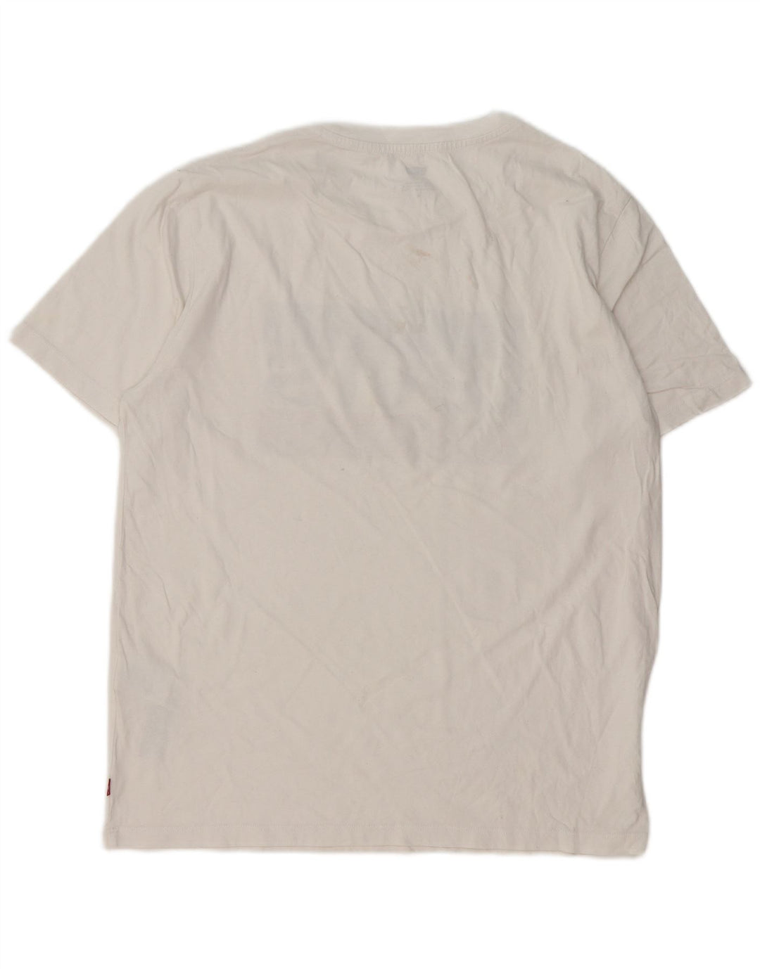 Levi's Mens Graphic T-Shirt Top Medium White Cotton