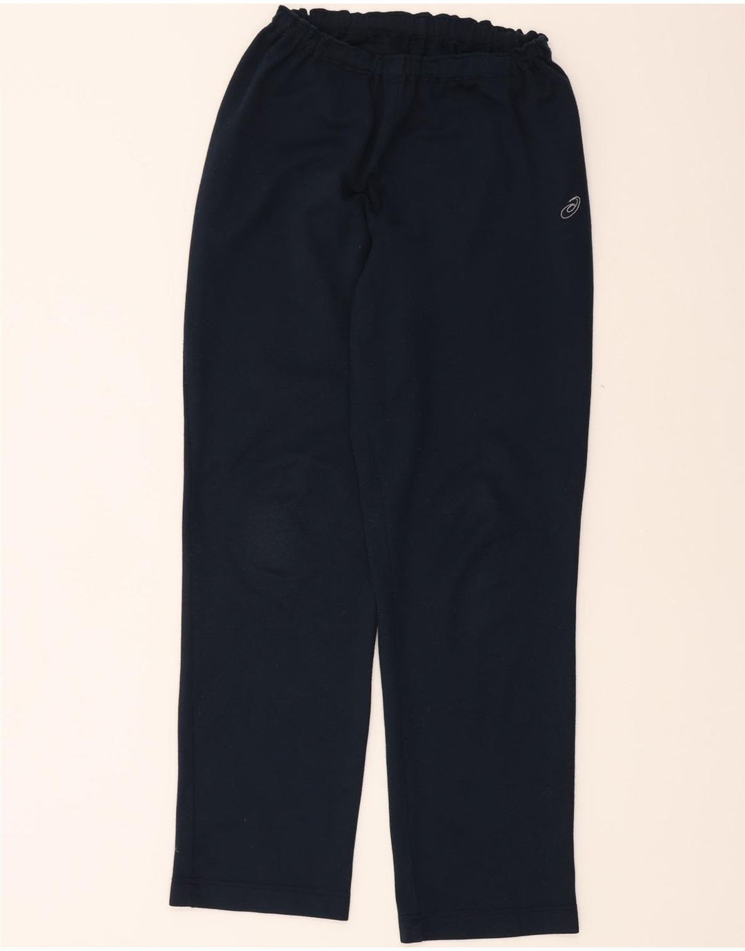 ASICS Mens Tracksuit Trousers Medium Navy Blue Vintage Asics and Second-Hand Asics from Messina Hembry 
