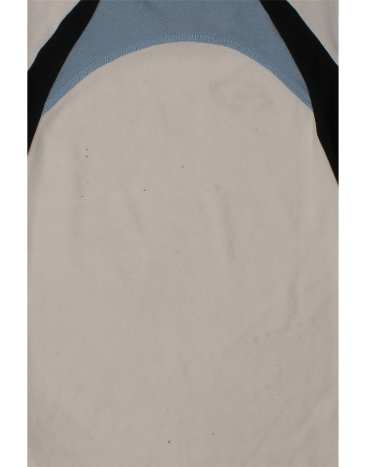 LOTTO Boys Vest Top 7-8 Years XS White Colourblock Polyester Vintage Lotto and Second-Hand Lotto from Messina Hembry 