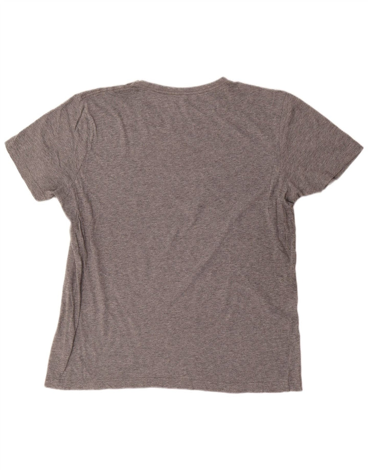 Puma Mens Graphic T-Shirt Top XL Grey Flecked Cotton