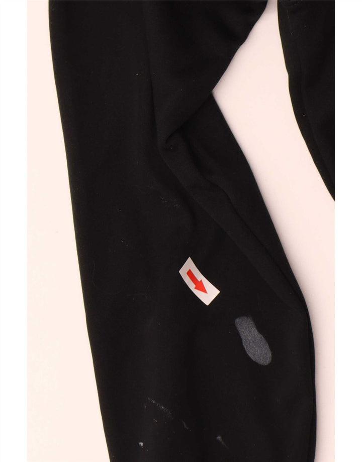 Nike Boys Hooded Tracksuit Top Jacket 10-11 Years Medium Black Polyester