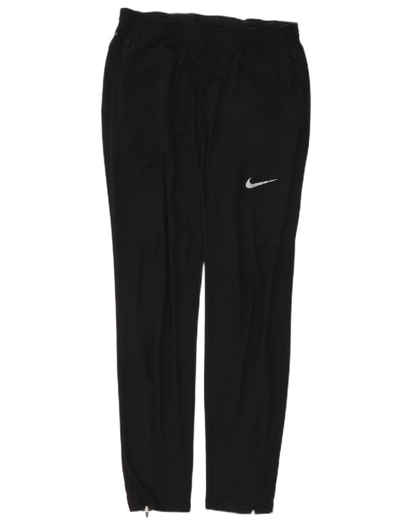 Nike Mens Dri Fit Tracksuit Trousers Large  Black Polyester