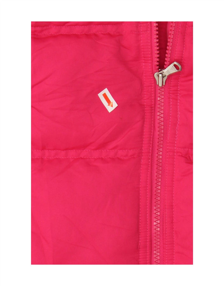 Adidas Womens Padded Gilet UK 6 XS Pink Polyester