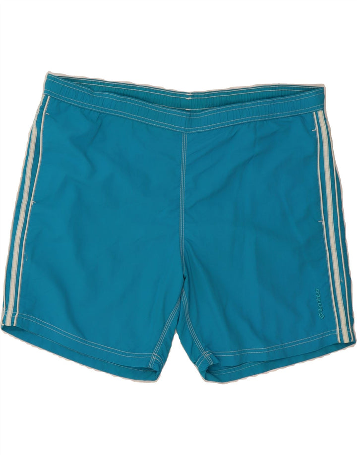 LOTTO Mens Swimming Shorts 2XL  Blue Nylon Vintage Lotto and Second-Hand Lotto from Messina Hembry 