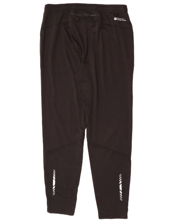 Mountain Warehouse Mens Tracksuit Trousers Large  Black Polyester