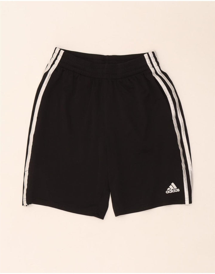 Adidas Boys Sport Shorts 12-13 Years Large  Black Polyester
