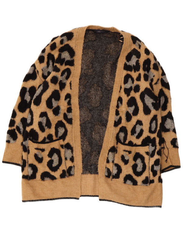 Marks & Spencer Womens Oversized Cardigan Sweater UK 16 Large Beige