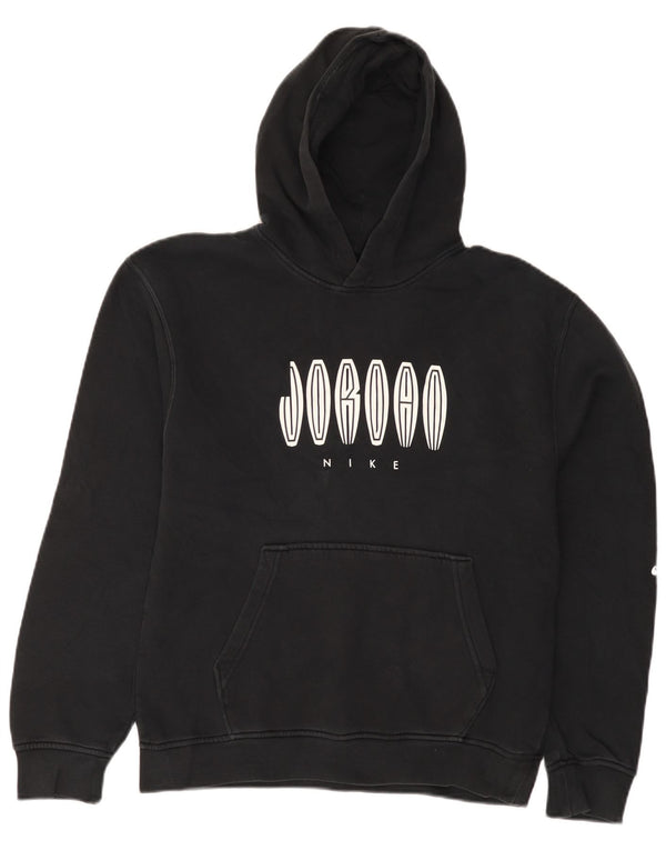 Jordan Mens Graphic Hoodie Jumper Small Black Cotton