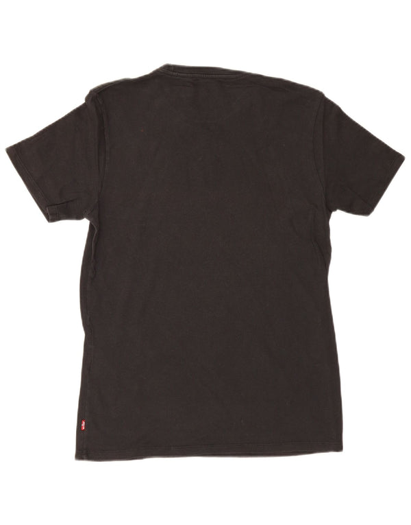 Levi's Mens Graphic T-Shirt Top Small Black Cotton