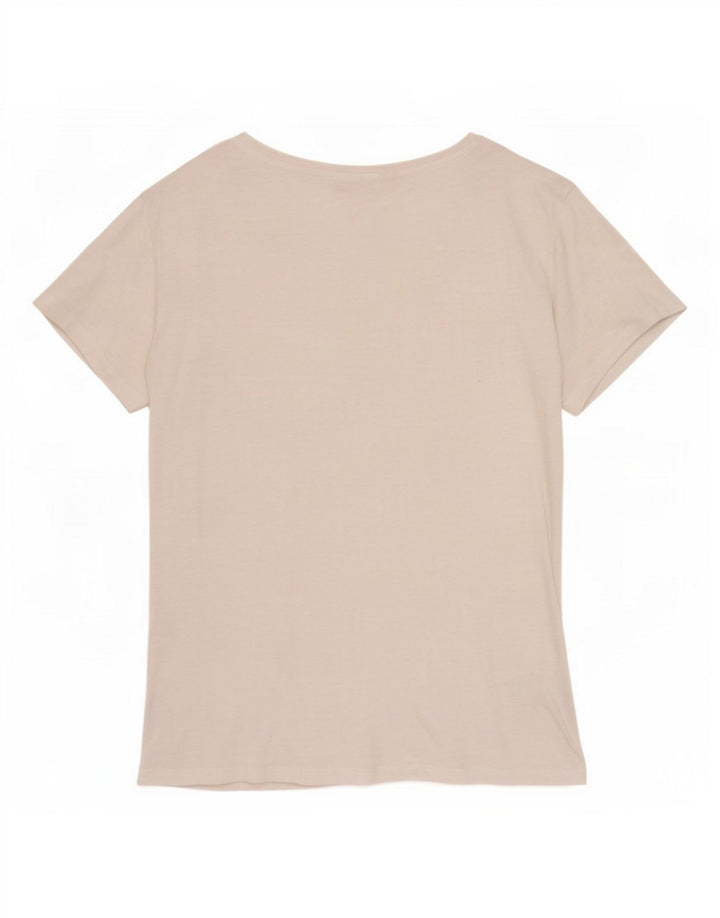 Levi's Womens T-Shirt Top UK 14 Medium White Flecked