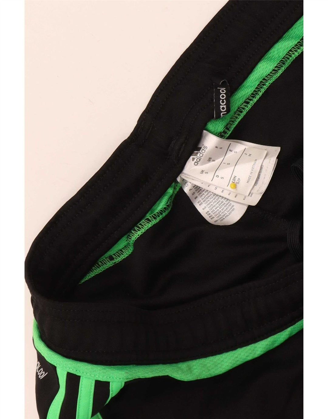 Adidas Mens Climacool Tracksuit Trousers Small Black Polyester