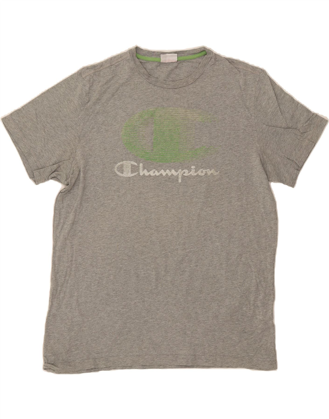 CHAMPION Mens Graphic T-Shirt Top 2XL Grey Vintage Champion and Second-Hand Champion from Messina Hembry 