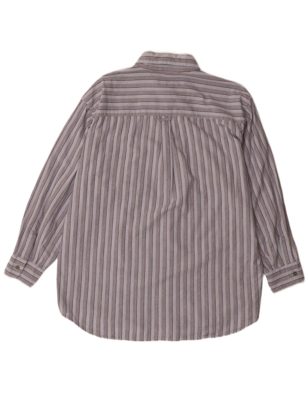 Carrera Mens Shirt XL Blue Striped Cotton