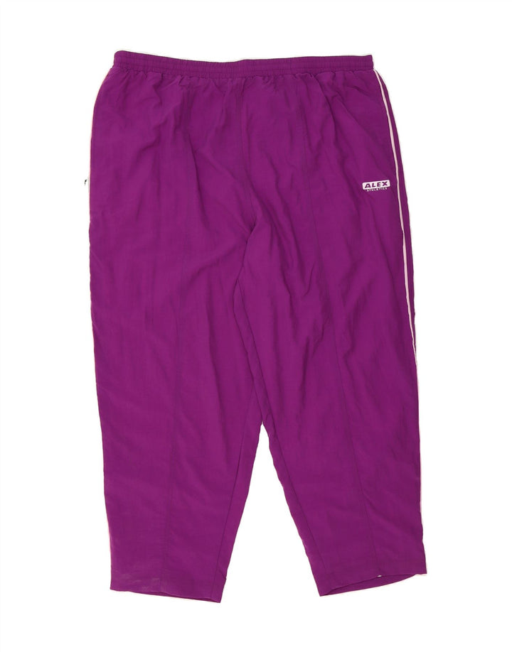 ALEX Mens Tracksuit Trousers 3XL Purple Polyamide Vintage ALEX and Second-Hand ALEX from Messina Hembry 