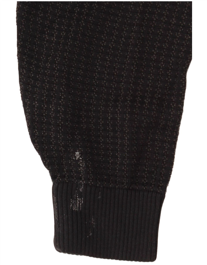 Marks & Spencer Mens V-Neck Jumper Sweater Medium Navy Blue Acrylic