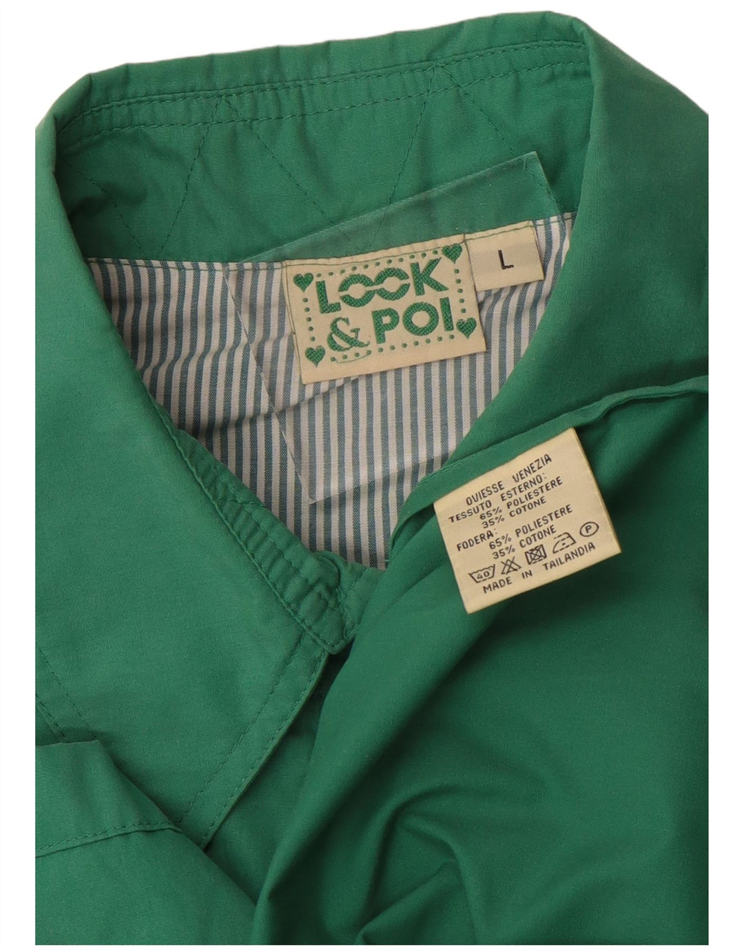 VINTAGE Womens Oversized Overcoat UK 16 Large Green Polyester