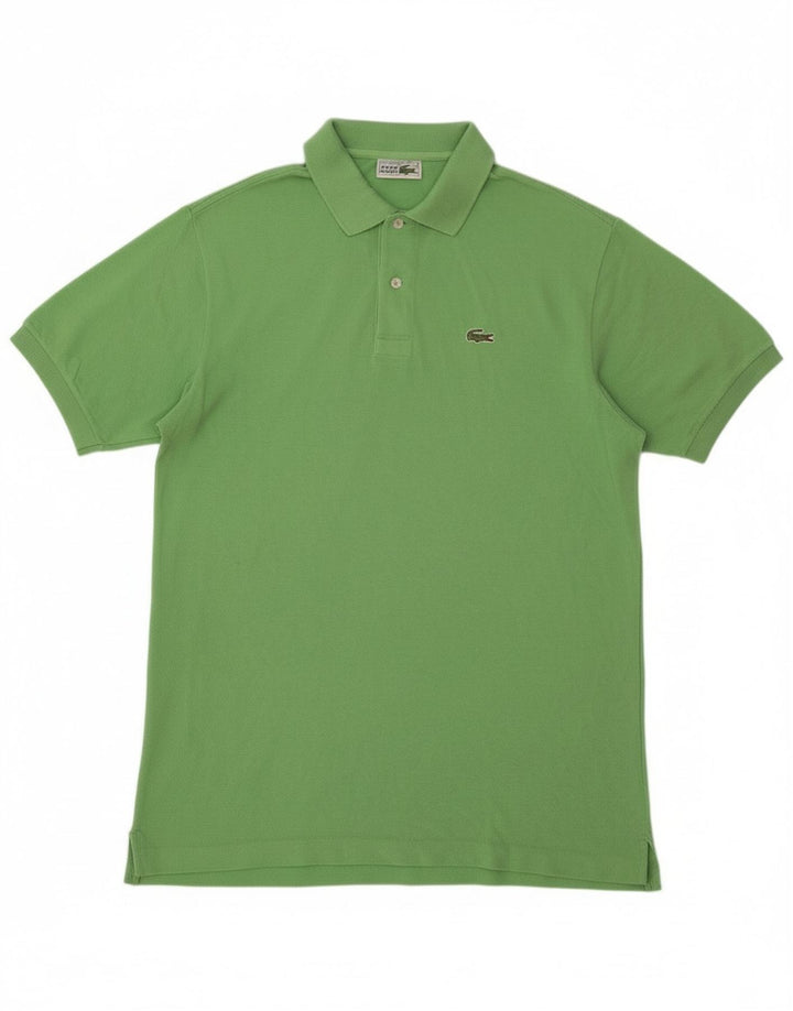 Lacoste Mens Polo Shirt Size 7 2XL Green Cotton