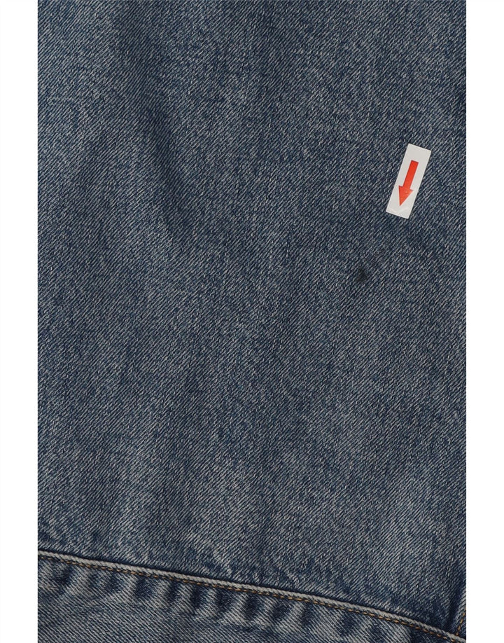 Levi's Mens Denim Jacket UK 42 XL Blue Cotton