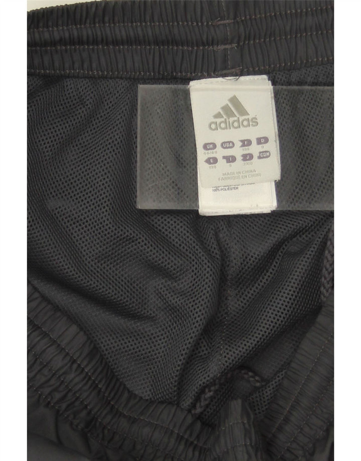 ADIDAS Mens Tracksuit Trousers UK 46/48 XL Black Polyester