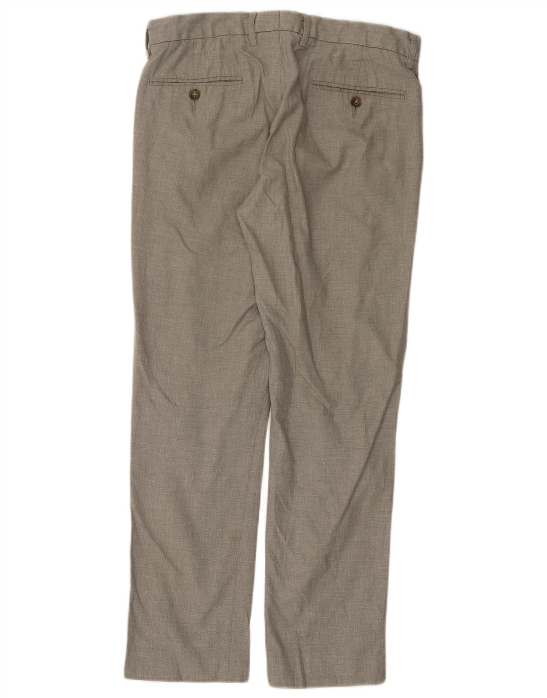J. CREW Mens BOWERY Straight Chino Trousers W31 L30 Grey Cotton
