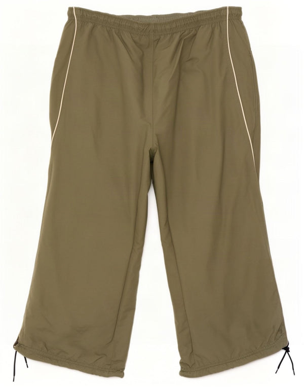 Nike Mens Capri Tracksuit Trousers XL Green Polyester