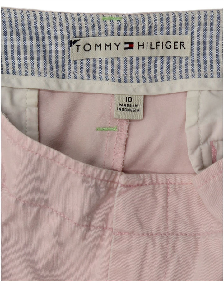 TOMMY HILFIGER Womens Chino Shorts US 10 Large W32  Pink Cotton