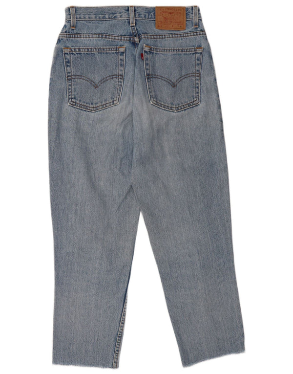 Levi's Womens 512 Tapered Slim Fit Cropped Jeans W28 L25 Blue