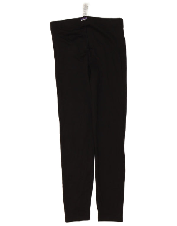 Patagonia Womens Leggings US 12 Large Black Polyester