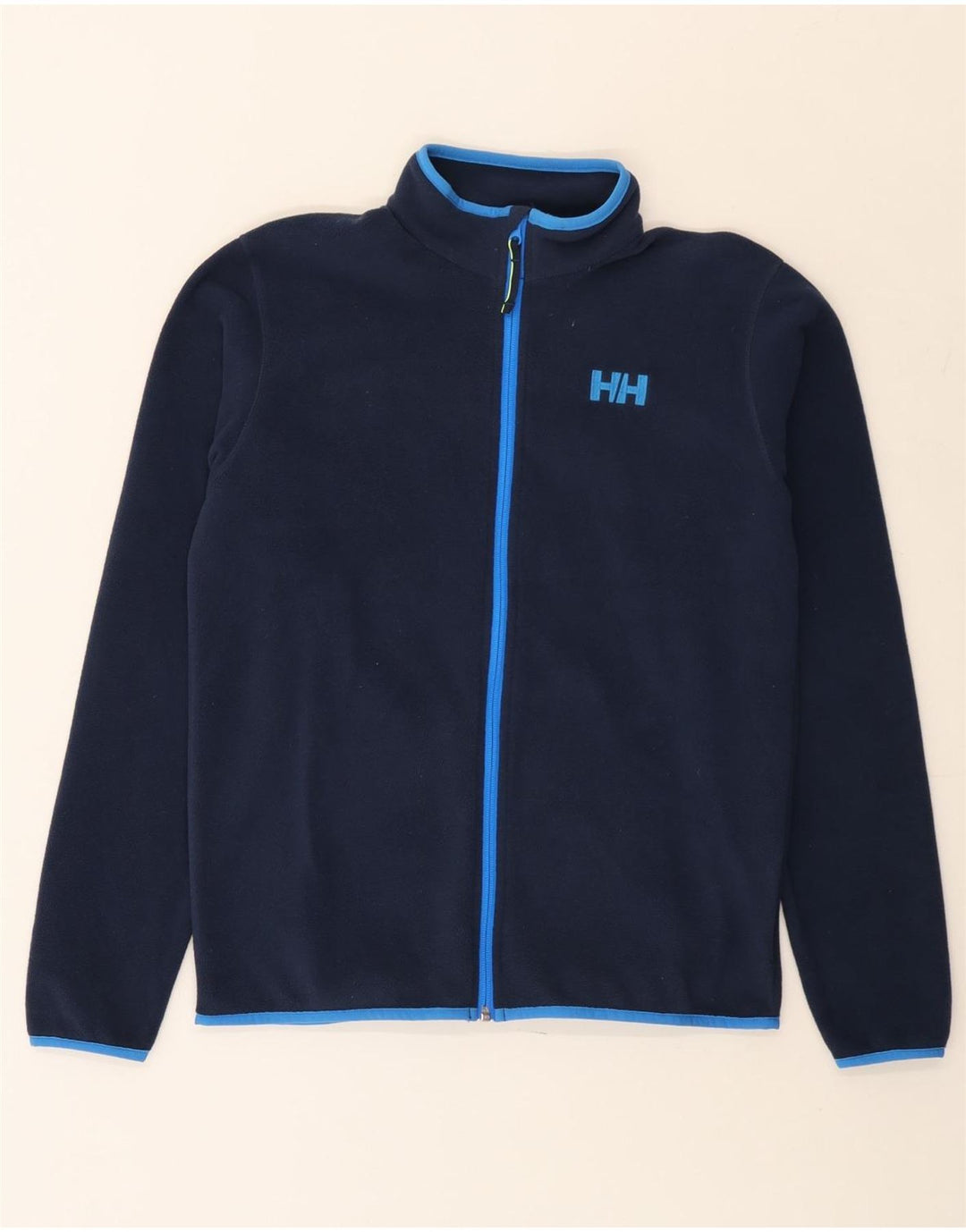 HELLY HANSEN Boys Fleece Jacket 15-16 Years Navy Blue Polyester