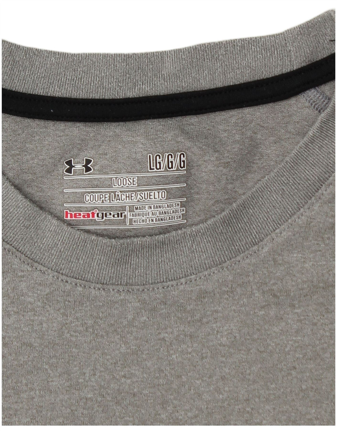 UNDER ARMOUR Mens T-Shirt Top Large Grey