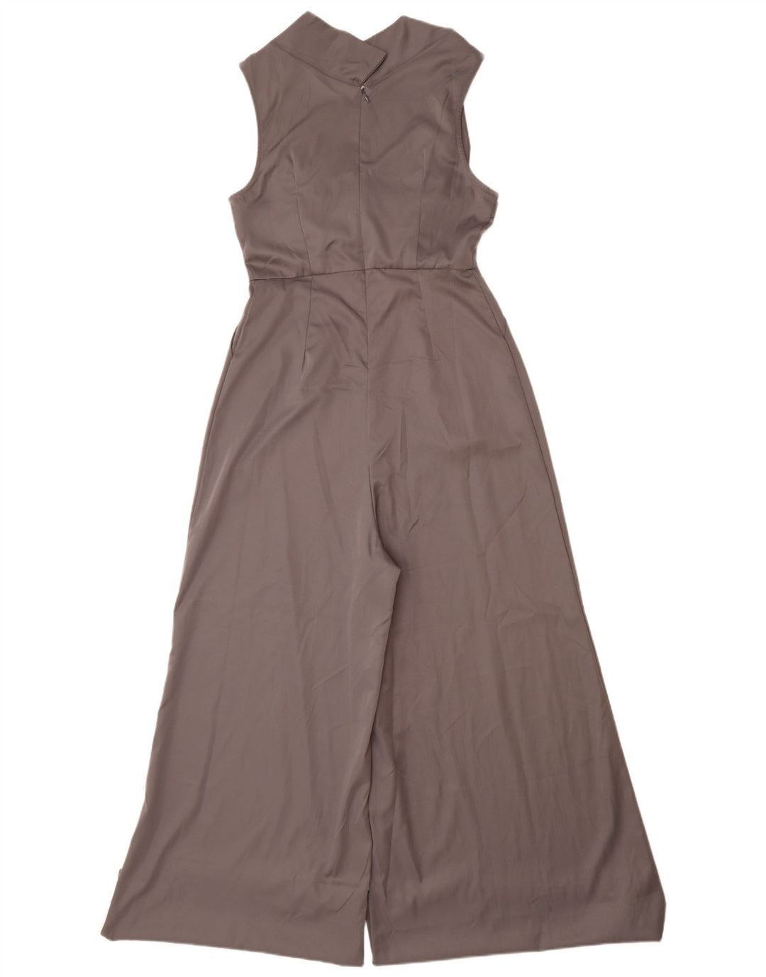 LINDY BOP Womens Sleeveless Jumpsuit UK 10 Small Grey Polyester