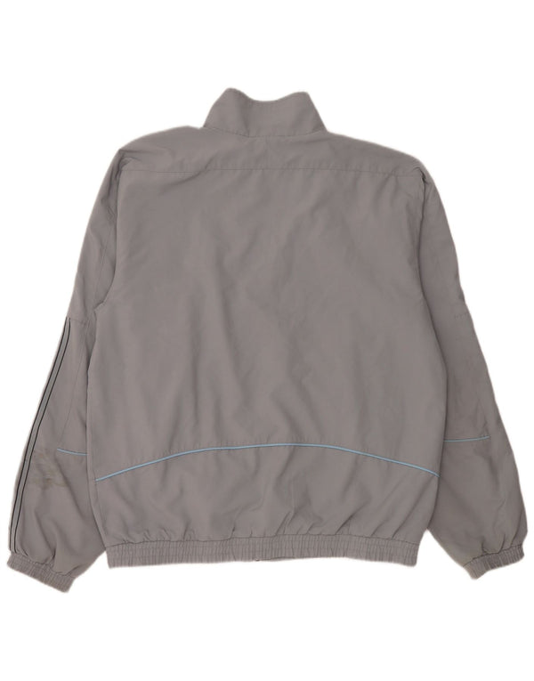 Adidas Mens Tracksuit Top Jacket Medium Grey Colourblock