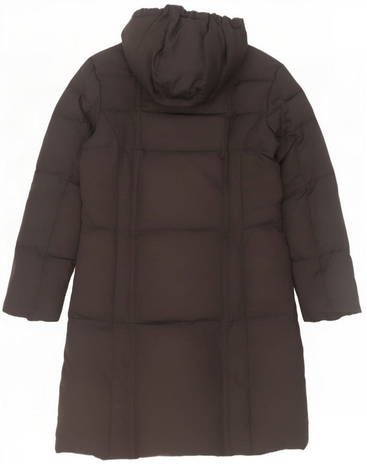 Fila Womens Hooded Padded Coat UK 12 Medium Black Polyester