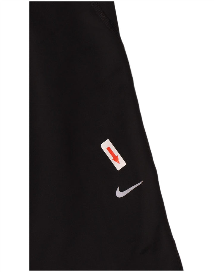 Nike Womens Dri Fit Leggings UK 12 Medium  Black Polyester