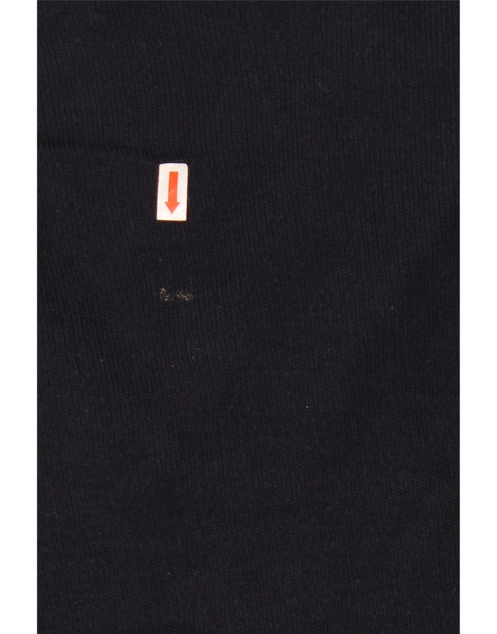 IZOD Mens V-Neck Jumper Sweater Small Navy Blue Acrylic