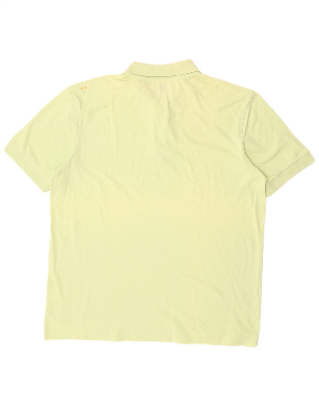 Kappa Mens Polo Shirt XL Yellow Cotton