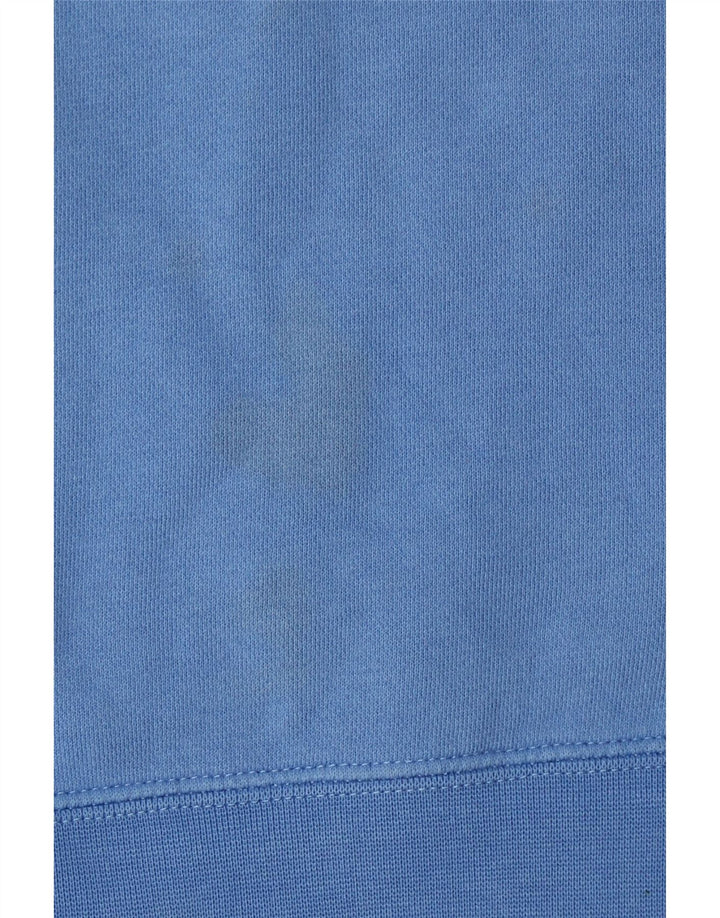 FILA Womens Oversized Hoodie Jumper UK 14 Medium Blue