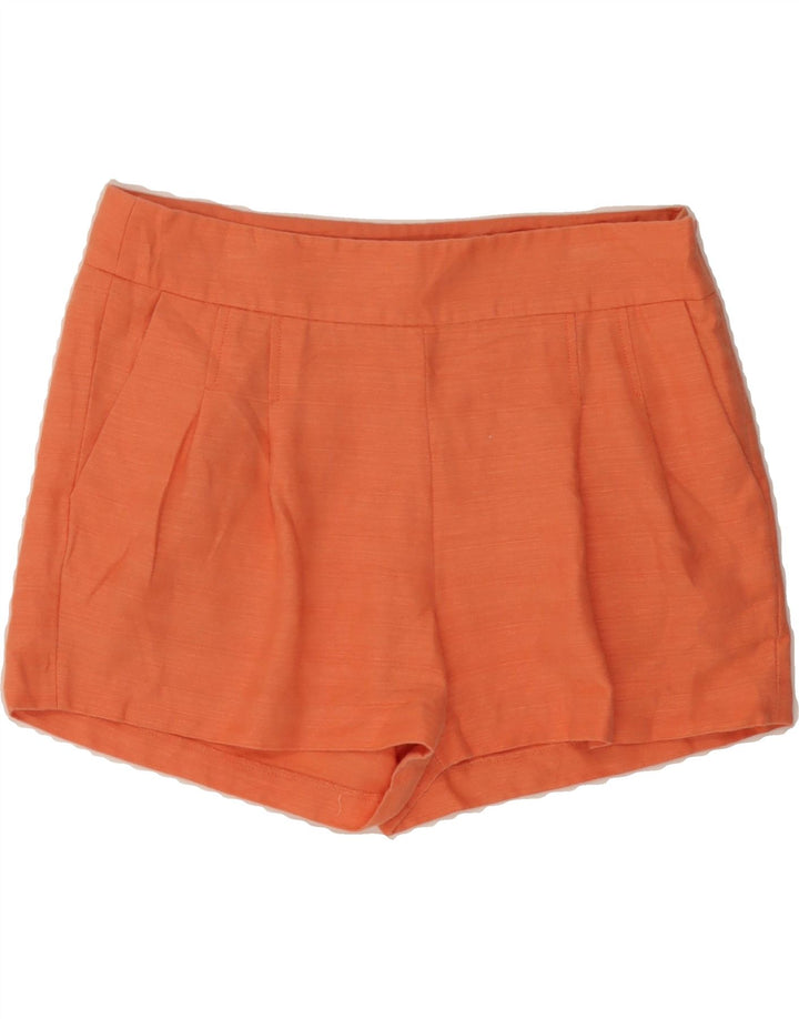 J. CREW Womens Casual Shorts US 6 Medium W30 Orange Cotton Vintage J. Crew and Second-Hand J. Crew from Messina Hembry 