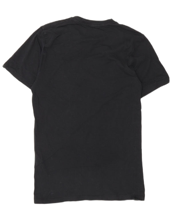 VANS Mens Custom Fit Graphic T-Shirt Top Small Black Cotton