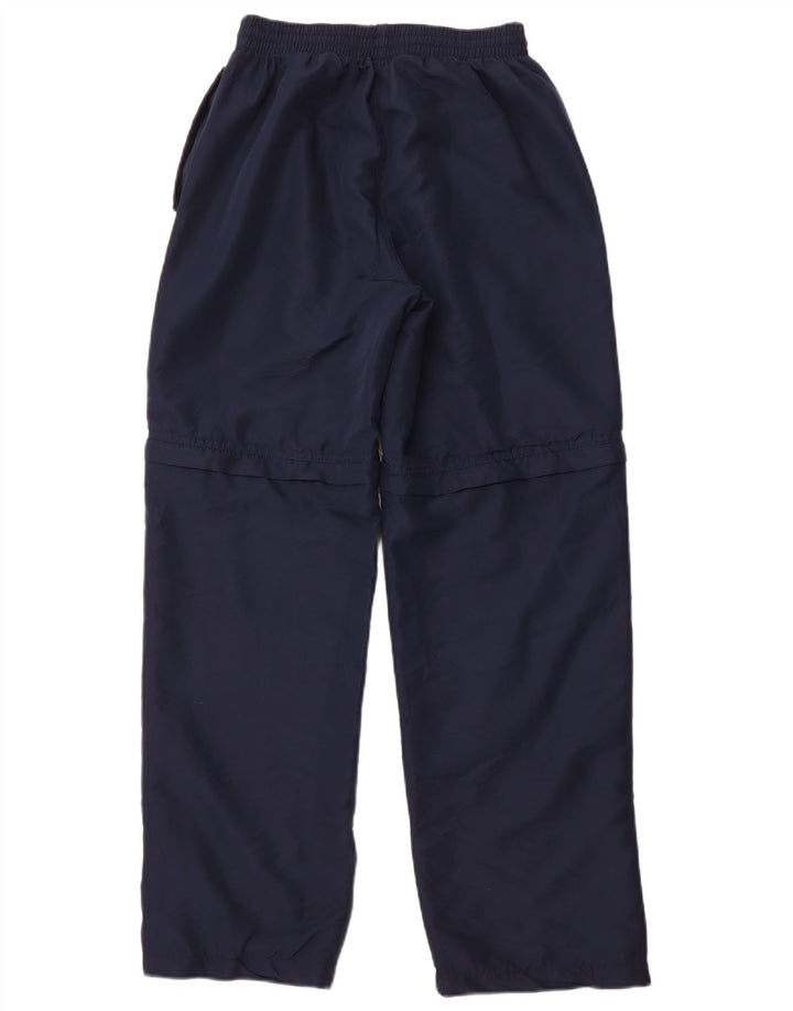 ASICS Womens Tracksuit Trousers UK 14 Large  Navy Blue Polyester