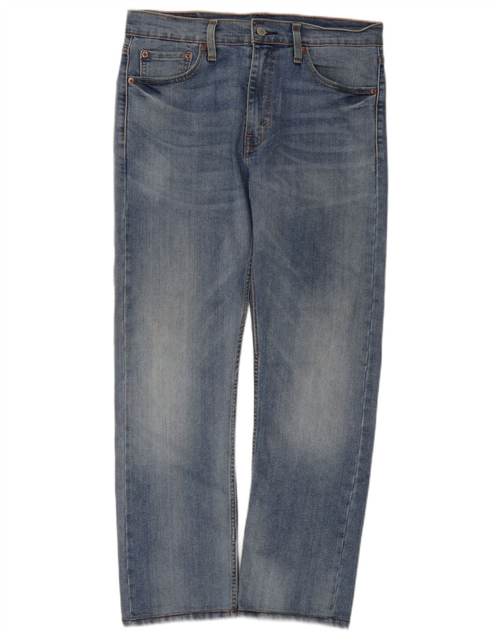 Levi's Mens 513 Straight Jeans W32 L28 Blue Cotton