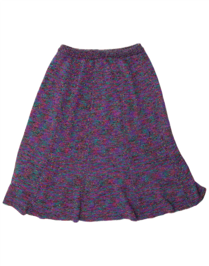Vintage Womens A-Line Skirt Medium W32  Multicoloured Flecked