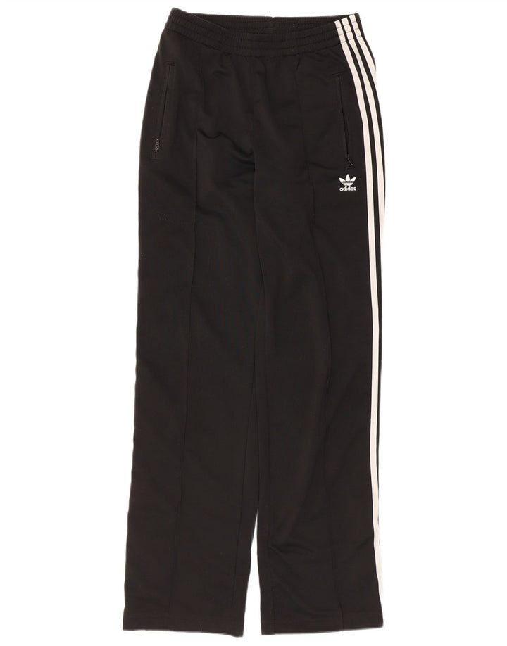 Adidas Womens Tracksuit Trousers UK 10 Small Black Polyester